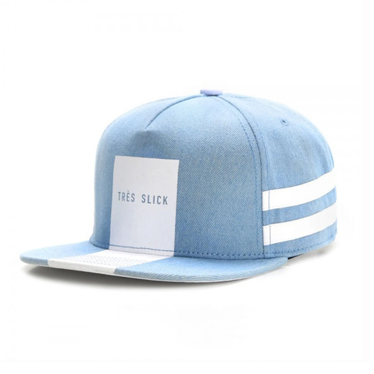 Fashion Brand TRÈS SLICK CAP light blue truck driver cap black snapback hat for men women adult outdoor casual sun baseball cap