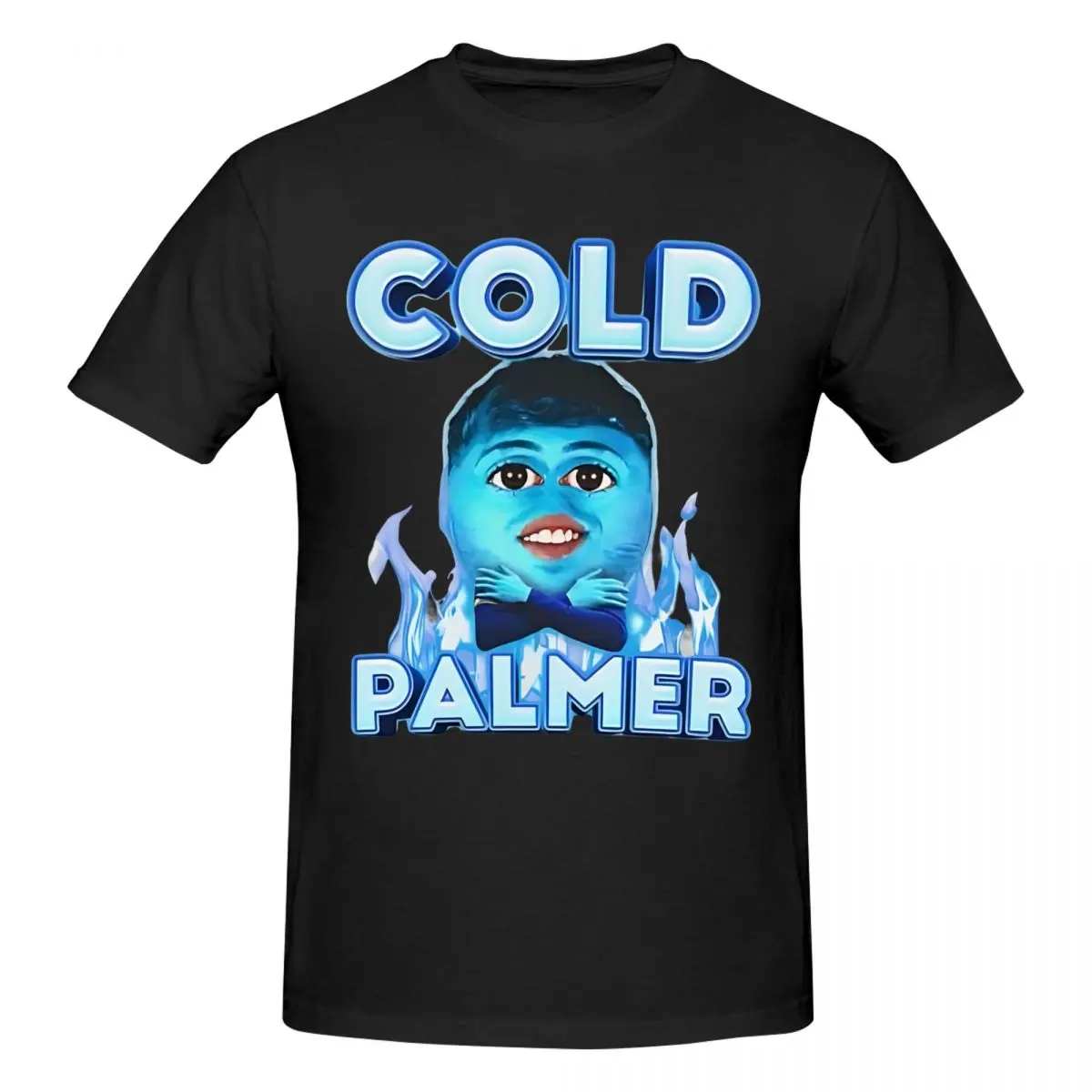 Leisure Cold Palmer Funny Meme T-Shirt for Men Women Short Sleeve Football Soccer Round Neck Summer TopsTops