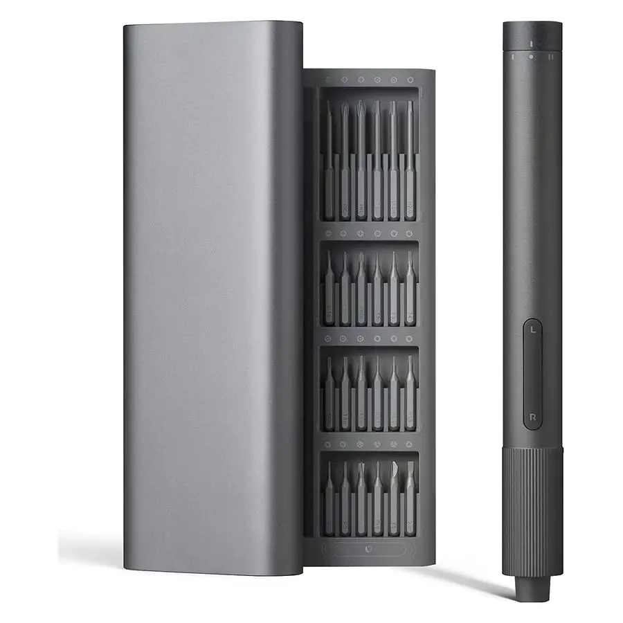 

Electric Precision Screwdriver,Powerful Magnetic Motor, High Strength S2 Steel Screwdriving Bits,Long Time Working Rechargeable