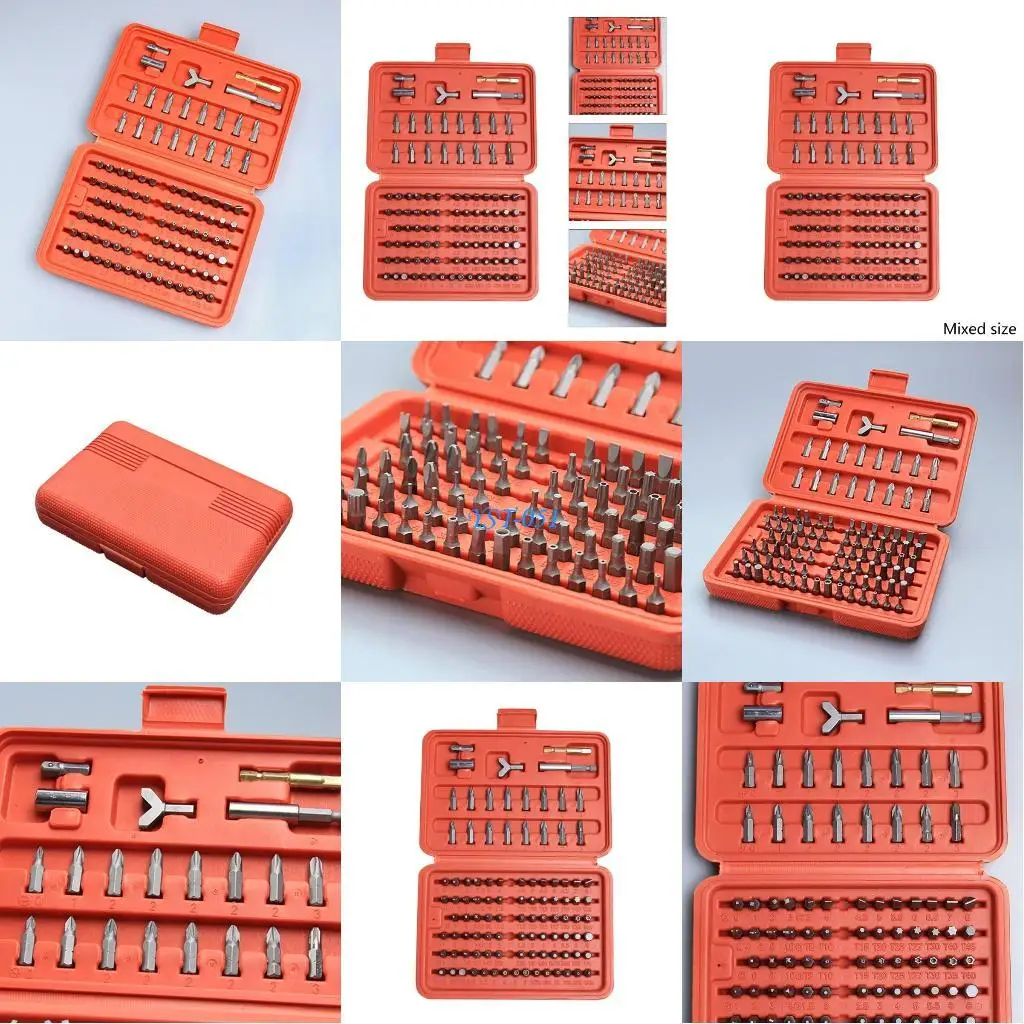 

E15A Security Bit Bit Set 1/4inch Screwdriver with Most Common Security Bits