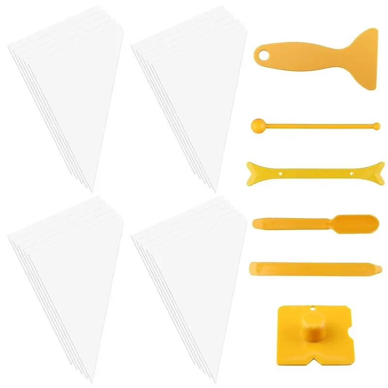 A11E-26 Pcs Tile Grout Masonry Mortar Bag, 16X12 Inch Puncture Tip For Cement Sealer Application In DIY Tile Installation