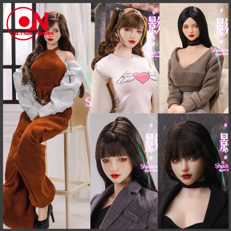 

I8TOYS I8-H006 1/6 The Shadow of Your Heart Girl Head Sculpt with Movable Eyes Model Fit 12'' Female Soldier Action Figure Body