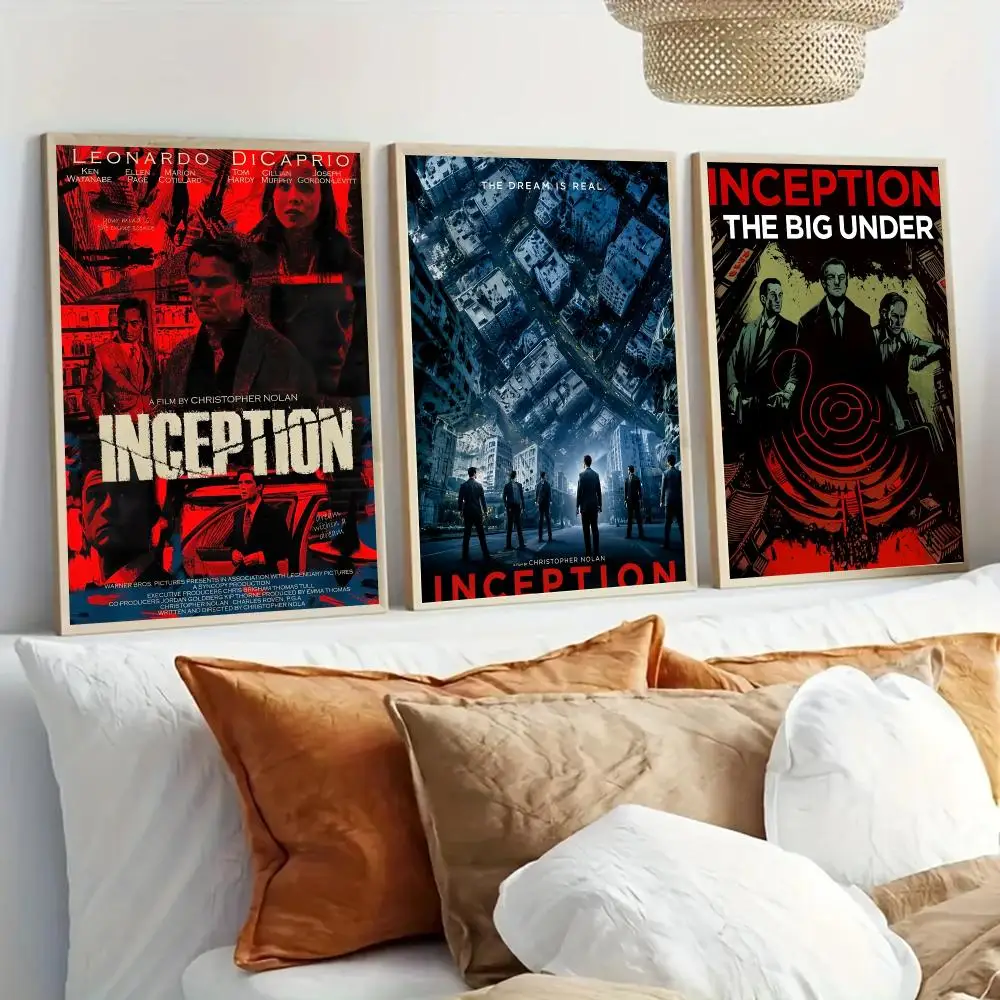 I-Inception Classic Moive Poster Modern Home Living Bedroom Bar Hallway Waterproof Wall Art Aesthetic Decor