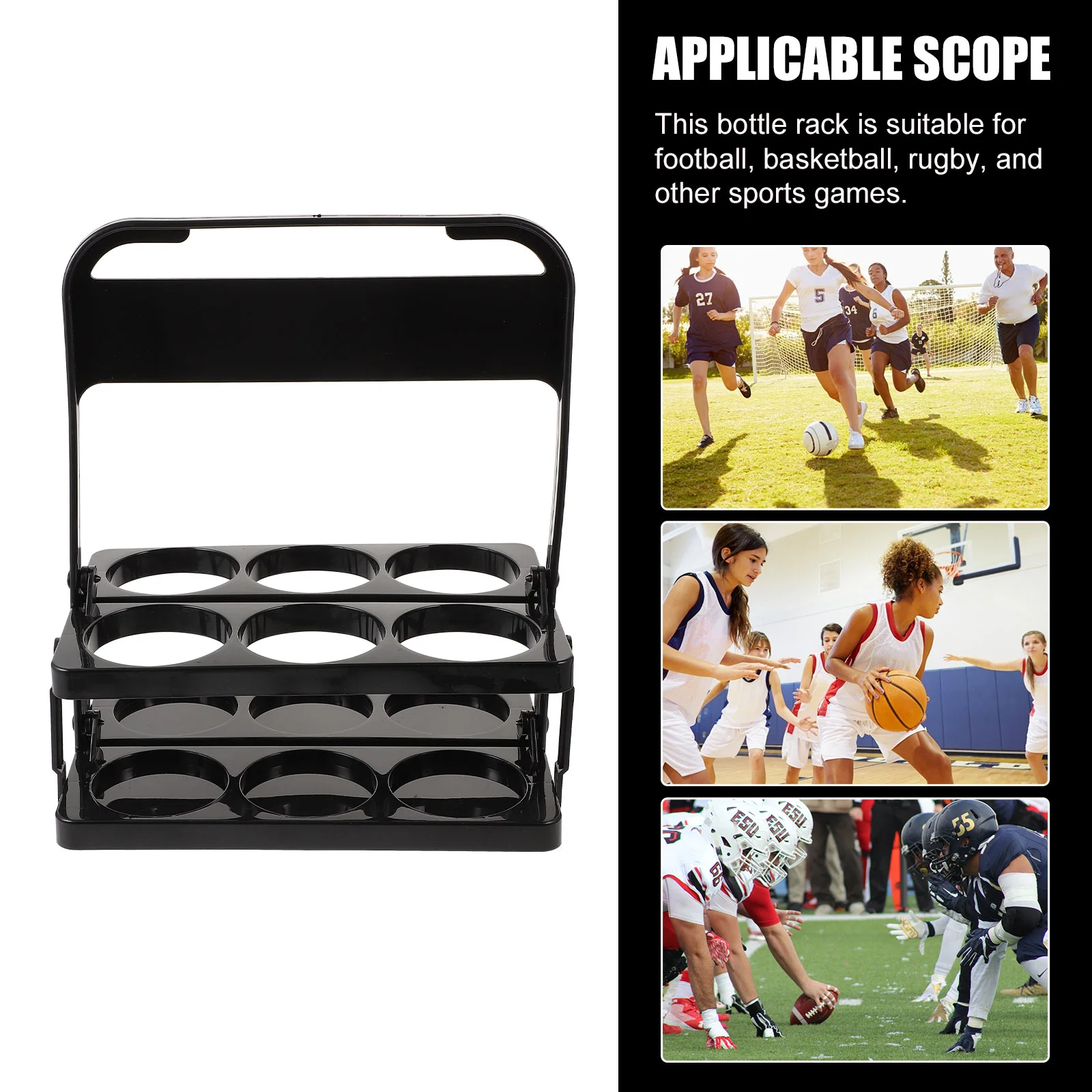 Sportflaschenhalter, 20-Liter-Wasserhalter, Becher, Bierträger, Flaschen, Organizer, Rack, Griff, Racks, freistehende Getränke