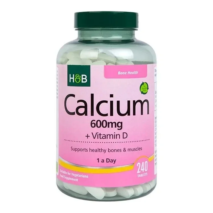 

Calcium 600 mg Vitamin D Supports healthy bones & muscles 240 Tablets Free shipping