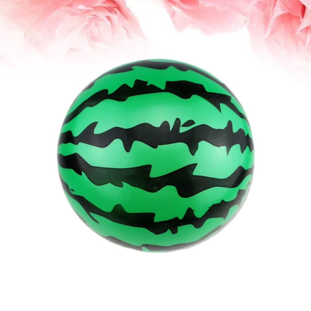 

Inflatable Watermelon Beach Ball Beach Toy Ball Summer Playground Toys for Kids Outdoor Games (9 Inch)
