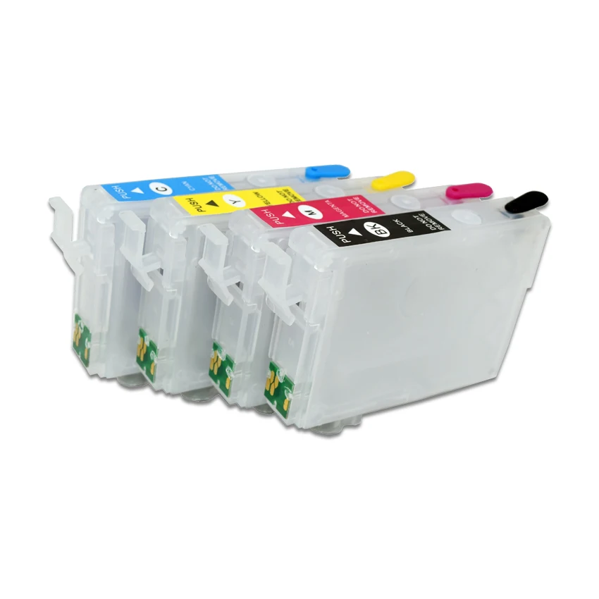 604 604xl Refillable Ink Cartridge With Dye Ink For Epson XP-2200 XP 2205 3200 3205 4200 4205 WF 2910 2930 2935 2950 Printers