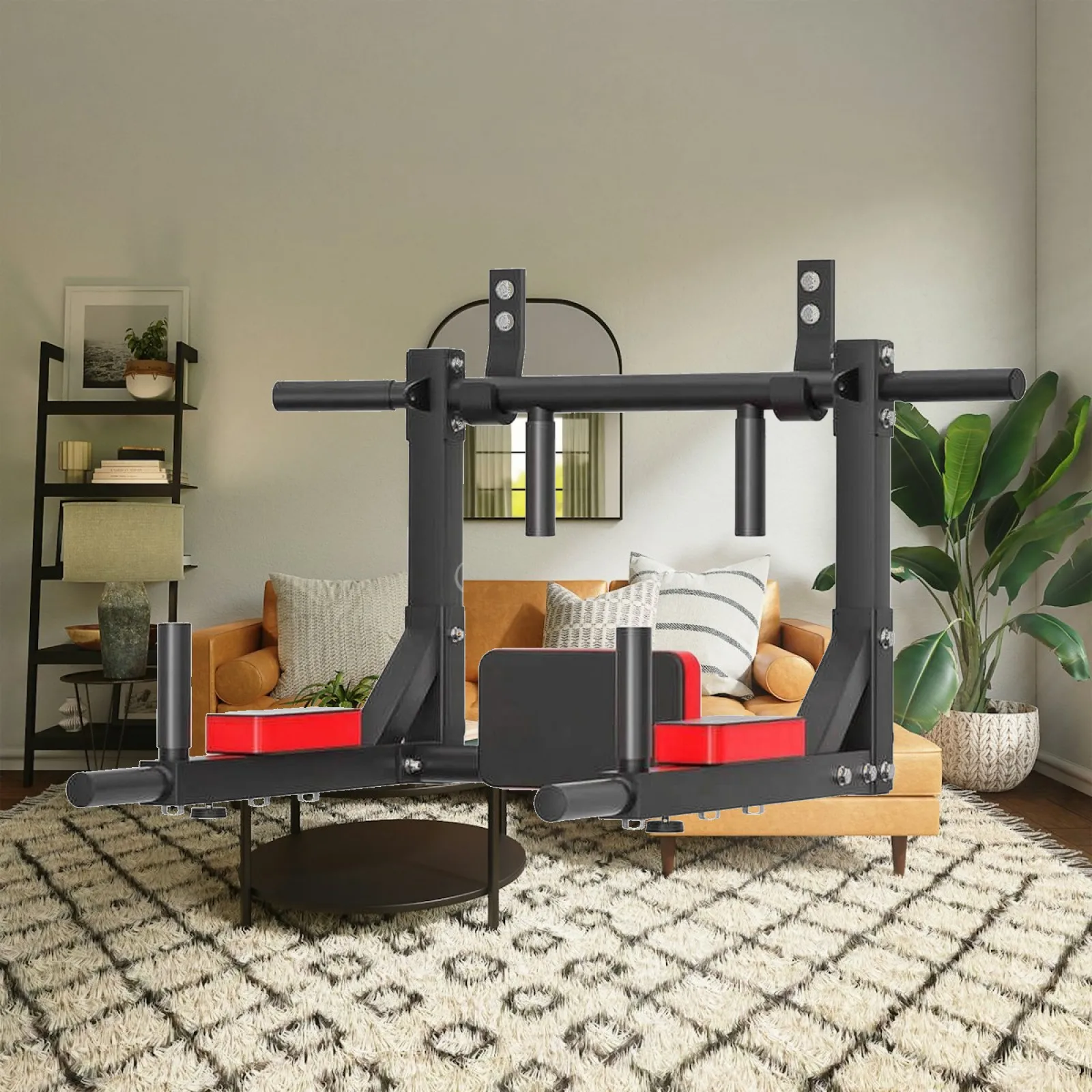 Pull Up Bar Grip - Pull up and Station Black Metal