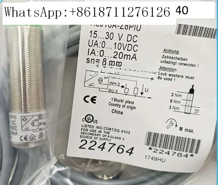 

XLJ18A-Z8PIU XLJ18A-Z5PIU XLJ30A-Z10PIU XLJ30A-Z15PIU Новый аналоговый линейный датчик перемещения (датчик приближения)