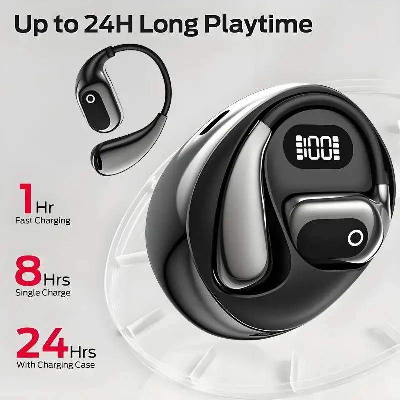 Smart Bluetooth Wireless Headphones 144 Languages Real Time Translator AI HiFi Travel Earbuds Low latency ENC Business Earphone