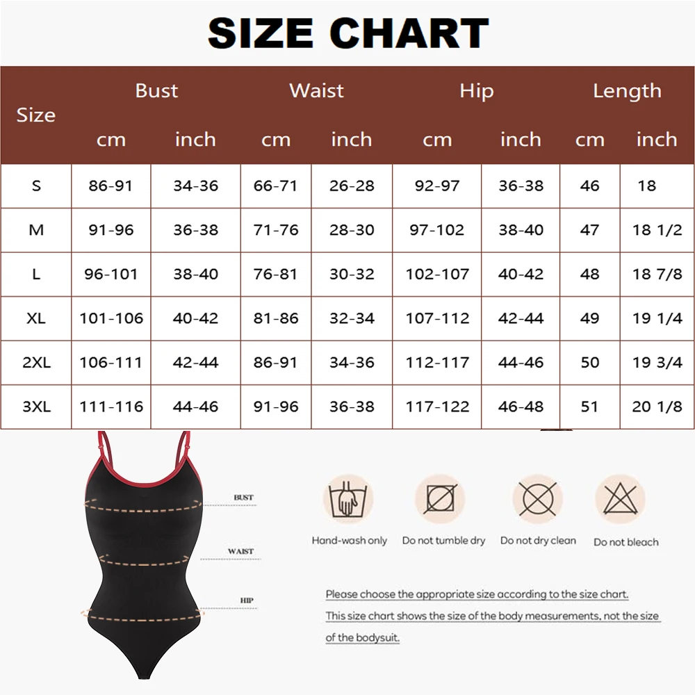 Contrast Strap Thong Body Shaper Bodysuit Women Seamless Fashion Tummy Control One-piece Underwear Slimming Waist Shapewear 3XL