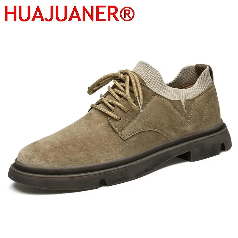 

High Quality Men's Shoes Trend All-match Male Casual Shoes Fashion Oxfords Comfortable Man Business Office Formal Shoes Sneakers