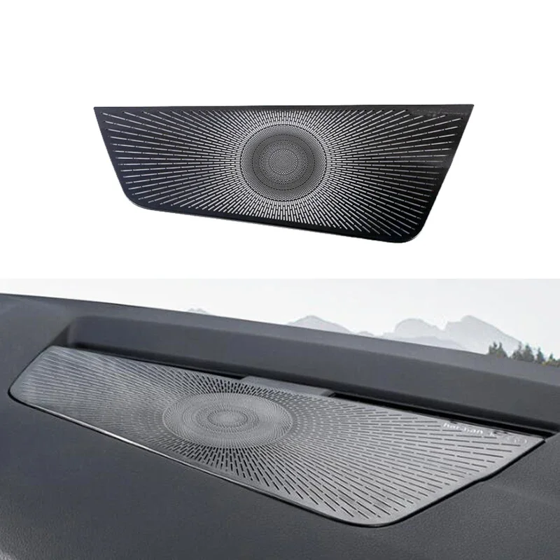 

For Volkswagen VW Golf 8 MK8 2020 2021 Stainless Steel Auto Car Interior Door Speaker horn cover Trim Accessories