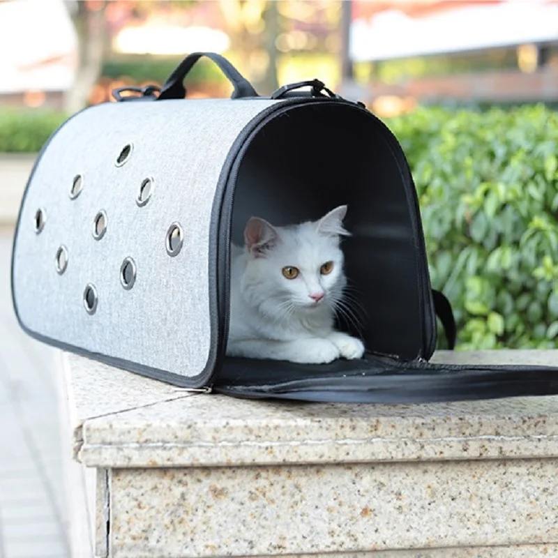 

Cat Carrier Bag Pet Handbag Outgoing Travel Transport Puppy Small Dog Breathable Shoulder Companion Animal Bag Conveyor Backpack