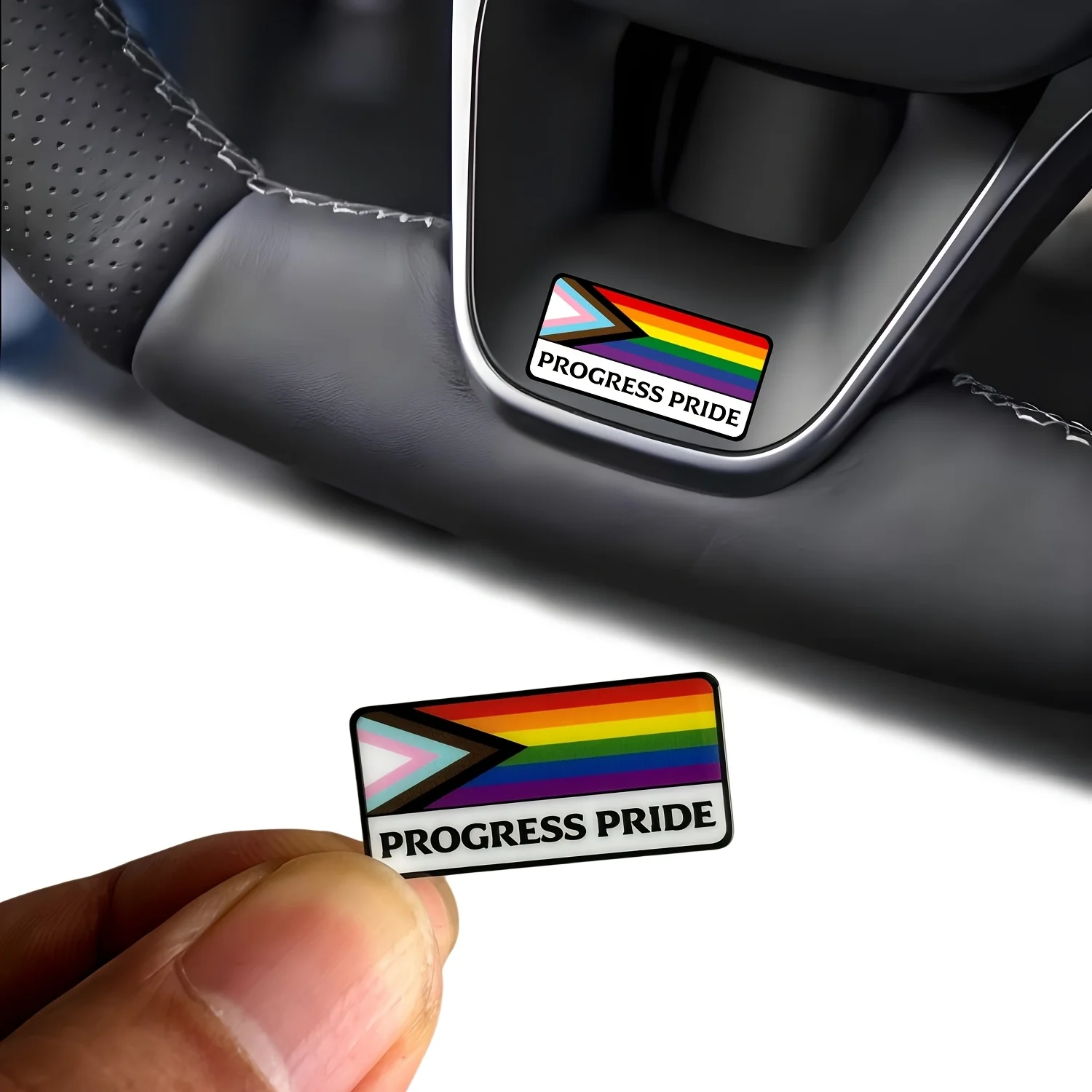 

Набор из 5 автомобильных наклеек с изображением флага Progressive Pride идеально подходит для украшения и декорирования автомобилей, их можно наклеивать на машину.