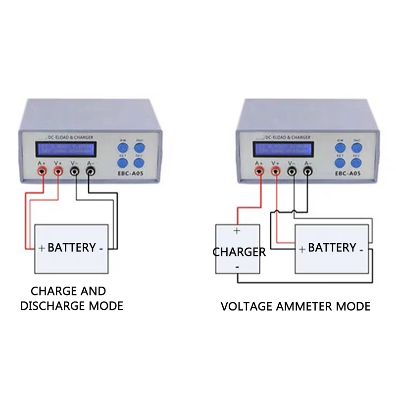 EBC-A05+ Battery Capacity Test Mobile Power Charging Head Test Electronic Load Charge and Discharge Capacitance Test Test