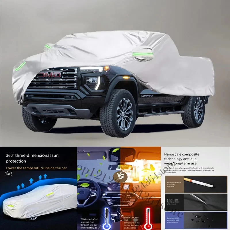 

ForGMC-Canyon- Auto Anti snow Anti dust Anti-uv Anti peeling paint And Anti Rainwater 210t car cover Car cover protection