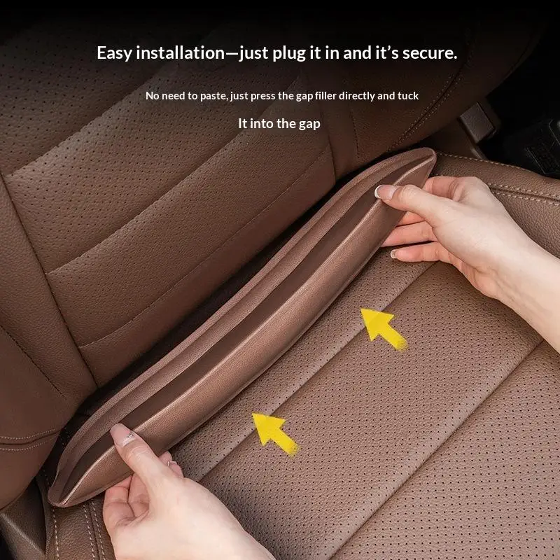 EVA Car Seat Crevice Blocker Universal Fit Soft Filling Strip Prevent Item Dropping for Car Interior Organization