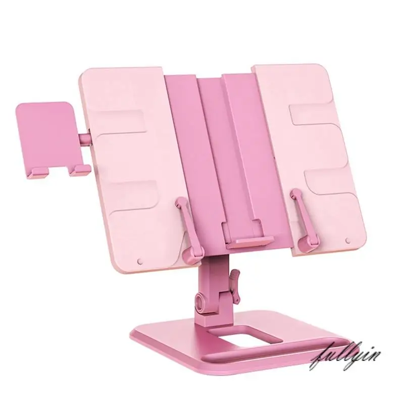 

FULL-Portable Reading Stand Books Mobile Phone Book Bracket Adjustable Simple Bookshelf Desktop Reading Frame