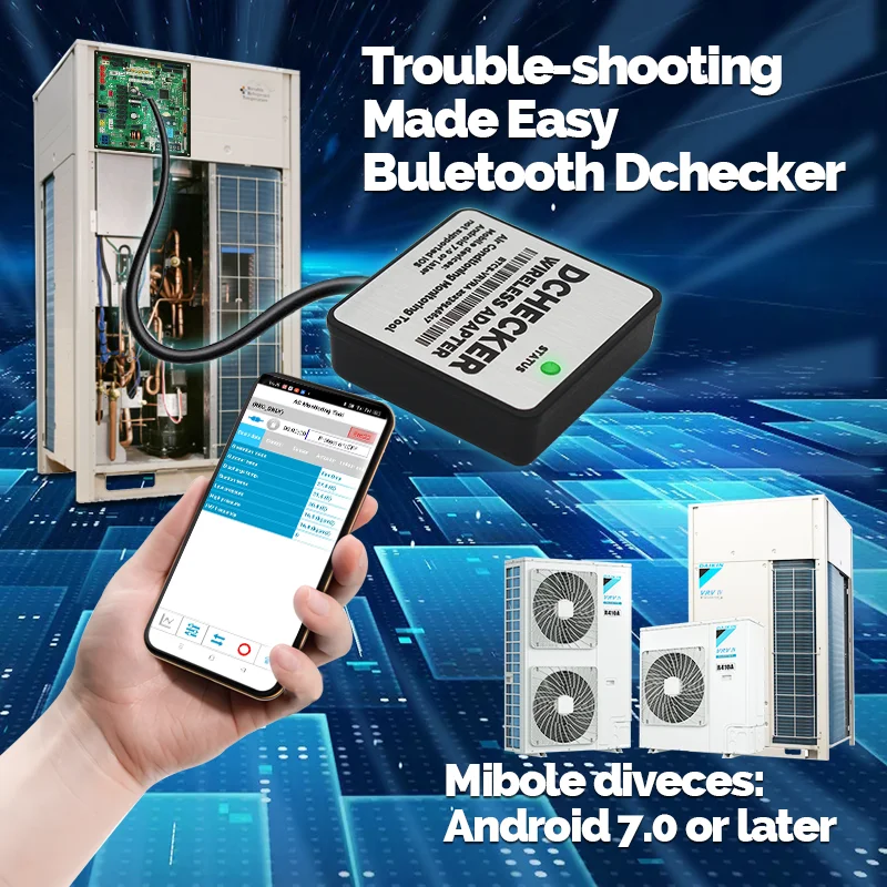 Comprobador d de servicio bluetooth para Daikin VRV Skyair RA, herramientas de diagnóstico del sistema Skygeek, disparo de problemas de Metal hecho 999172T 999187T