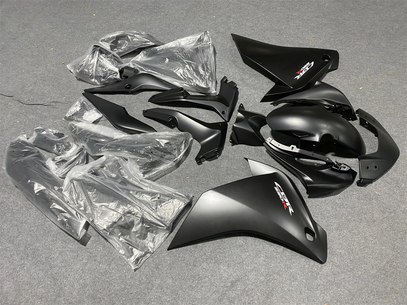 Motorcycle Fairing Kit fits CBR250RR 2011 2012 2013 2014 CBR250 11 12 13 14 years Fairing Matte black motorcycle