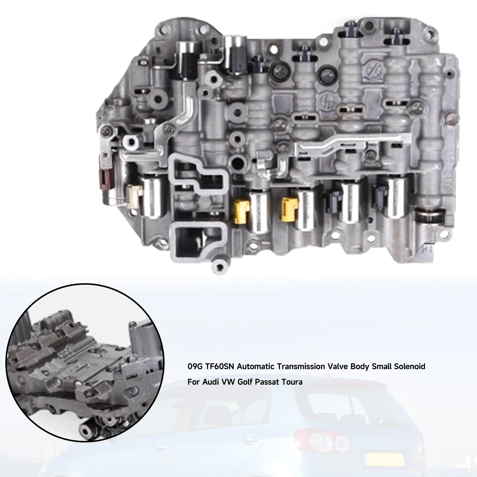

Automatic Transmission Valve Body Solenoid For 2003-08 Audi TT VW Beetle Golf Jetta Passat CC Rabbit 09G TF60SN P157404