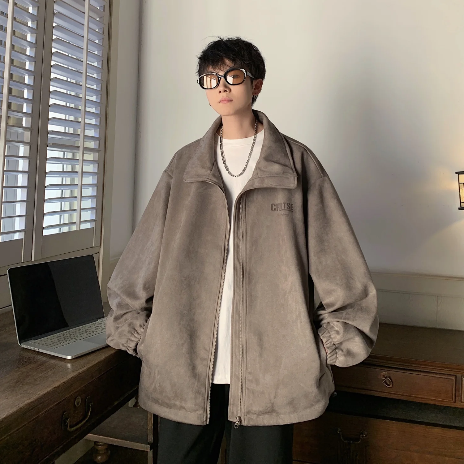 

Куртка-пальто мужская деловая, плюшевая, в американском стиле, рабочая, непромокаемая, зимняя, темно-синяя, теплая, элегантная, оригинальная, для спортзала, вощеная