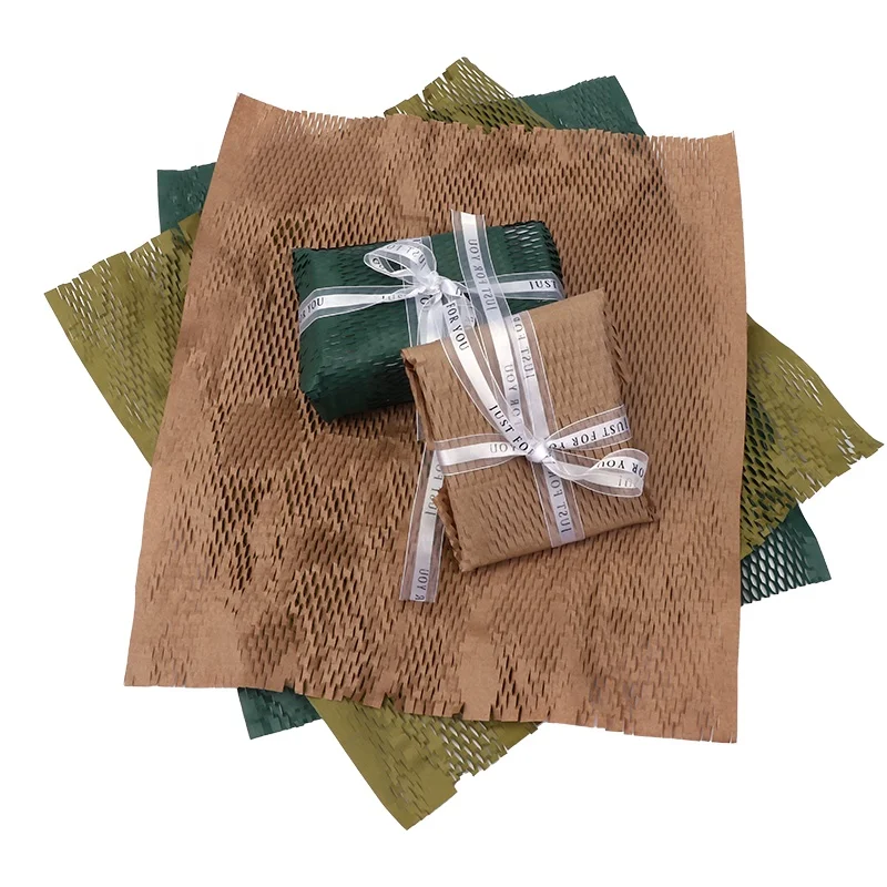 100% Recyclable Logistics Packaging Material Honeycomb Paper Sheet For Gift Packing