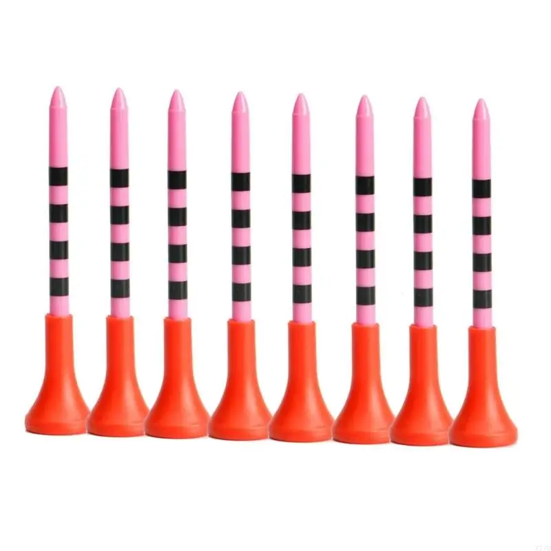 X7JD 30pcs غولف بلاستيك ملونة المحملات البديلة لعبة كرة الجولف موقف غير قابل للكسر تدريبات تدريبات على الجولف للنساء الرجل