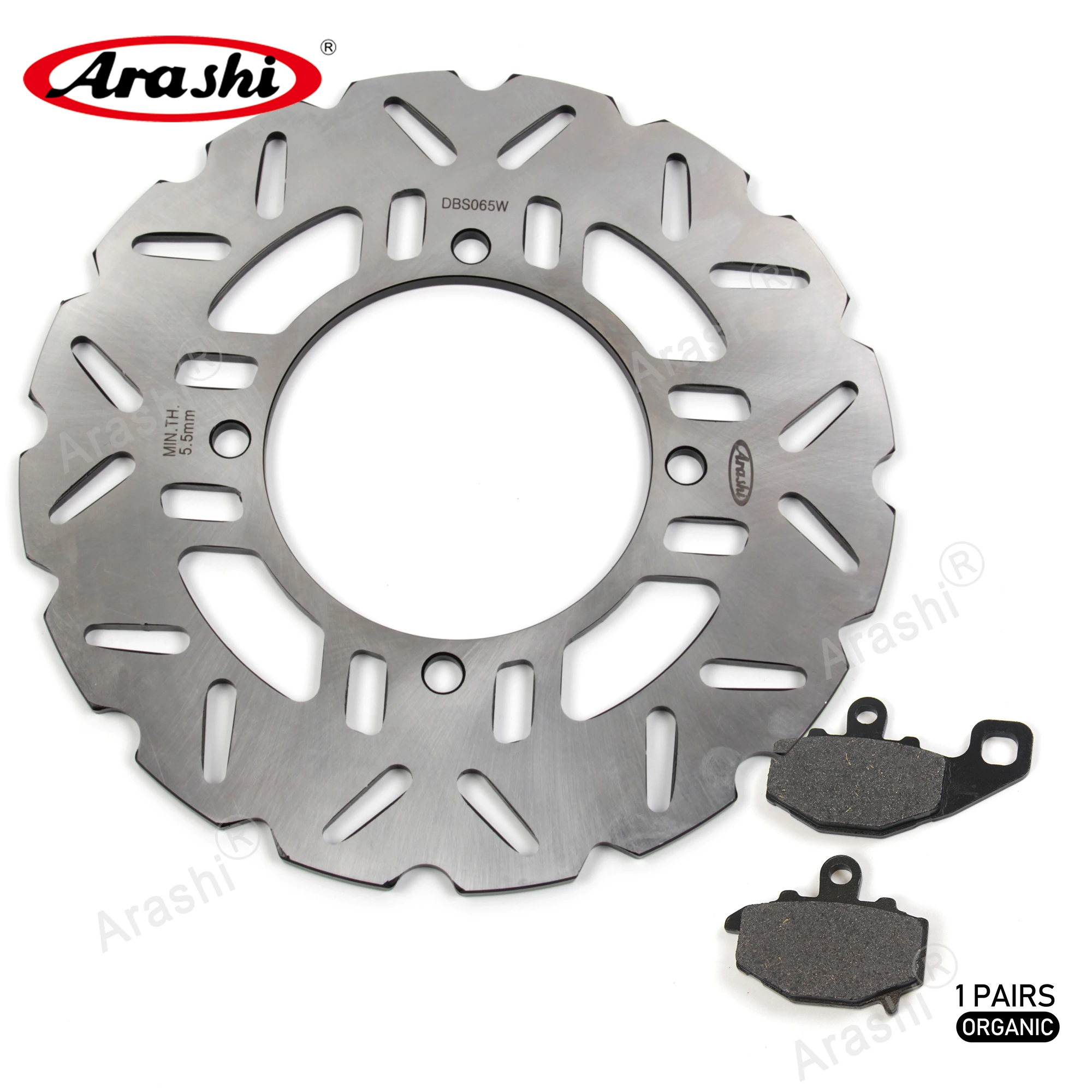 

1 Set Motorcycle CNC Rear Brake Discs Rotors & Brake Pads For KAWASAKI Z1000 Z-1000 Z 1000 ABS 2010 2011 2012 2013 2014 2015 New
