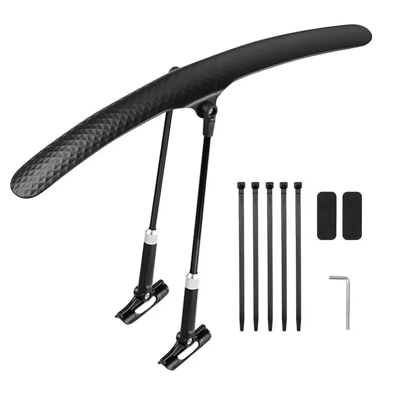 Bicycle Mudguard Set MTB Cycling Fender E-Bike Adjustable Mountain Bike TPE Widen Lengthen Patent Quick Release Protector