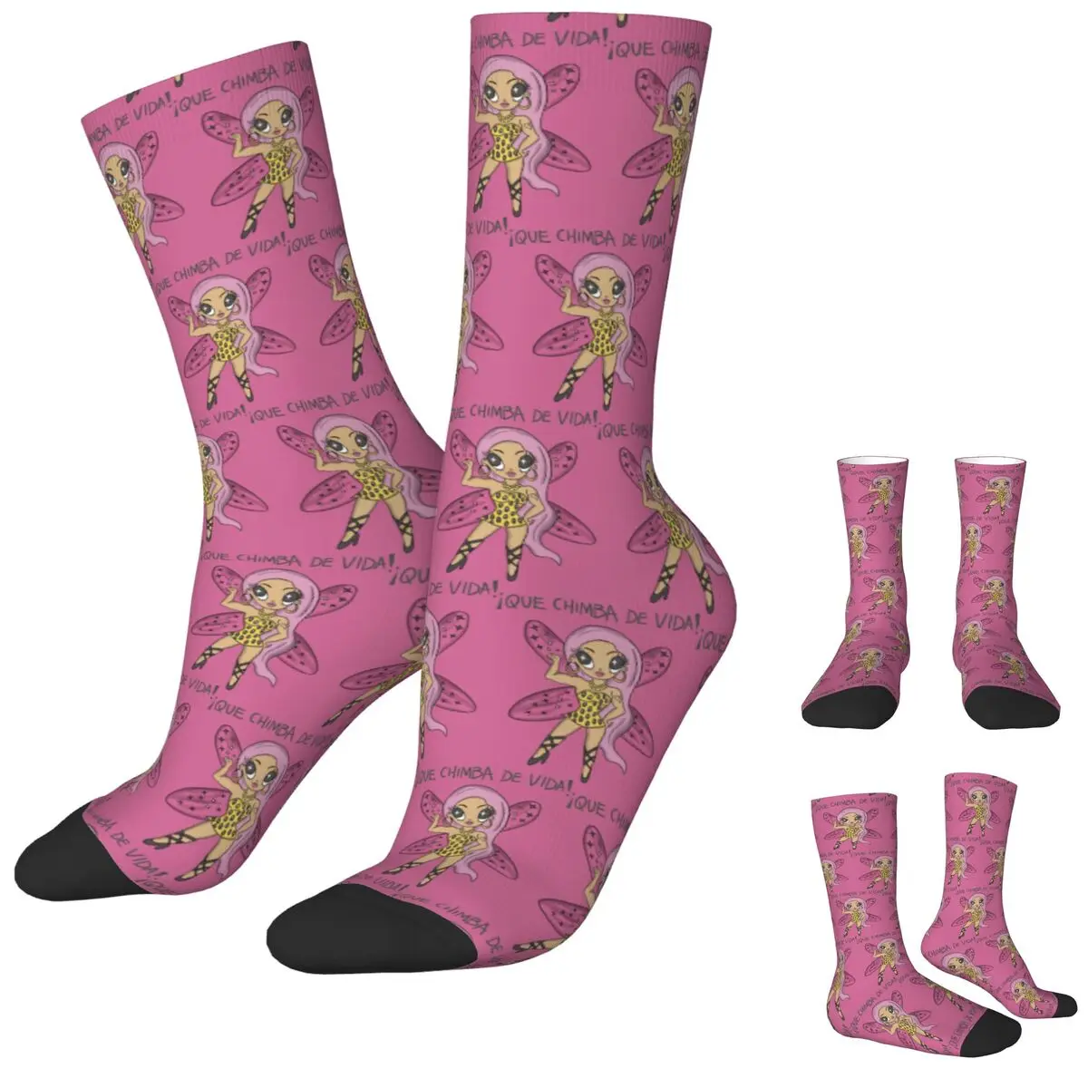 

KAROL G Socks Fashion Stockings Spring Anti Bacterial Unisex Men Socks Medium Soft Graphic Skateboard Socks