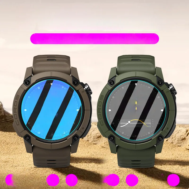 واقي شاشة من الزجاج المقسى Coros Nomad 9H، عالي الدقة مقاوم للصدمات، رفيع للغاية 0.3 مم، طبقة لمس مستجابة ​