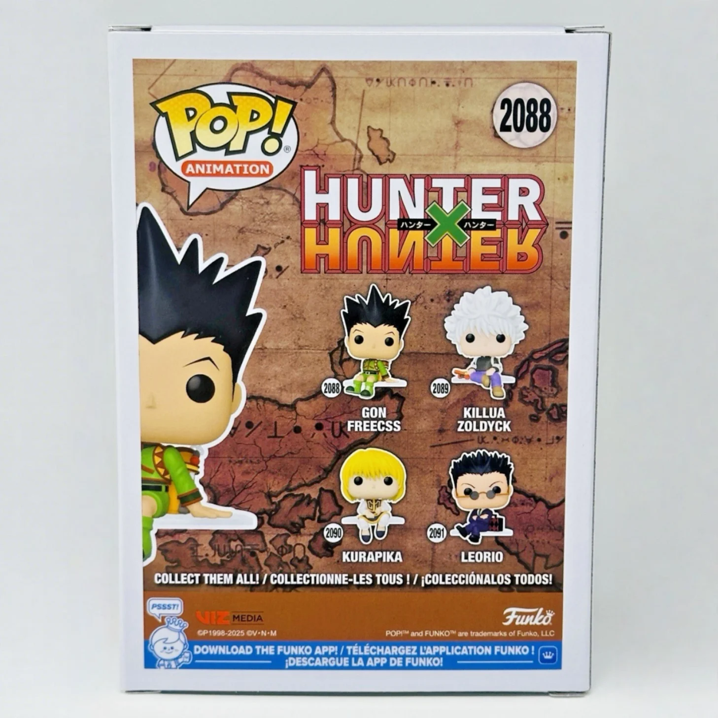 Gon Freecss Figure #2088(Shelf Sitter)Funko Pop Official Genuine,Hunter X Hunter Limited Edition Figures,Freecss Fans Gift