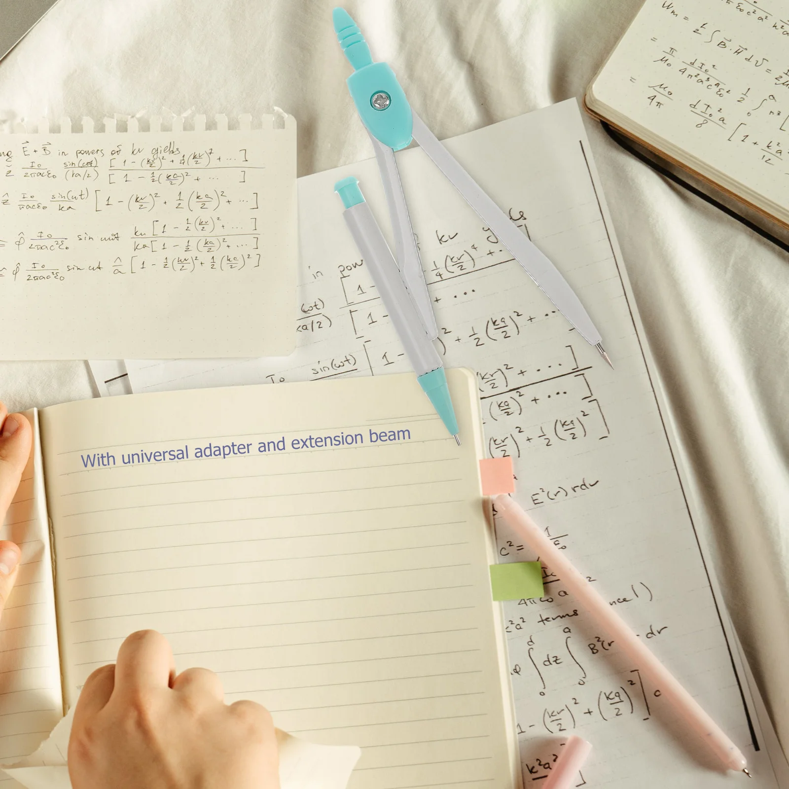 

4Sets Geometry Compasses Student Stationery Office School Supplies High-Quality Materials Smooth Painting Lightweight Portable