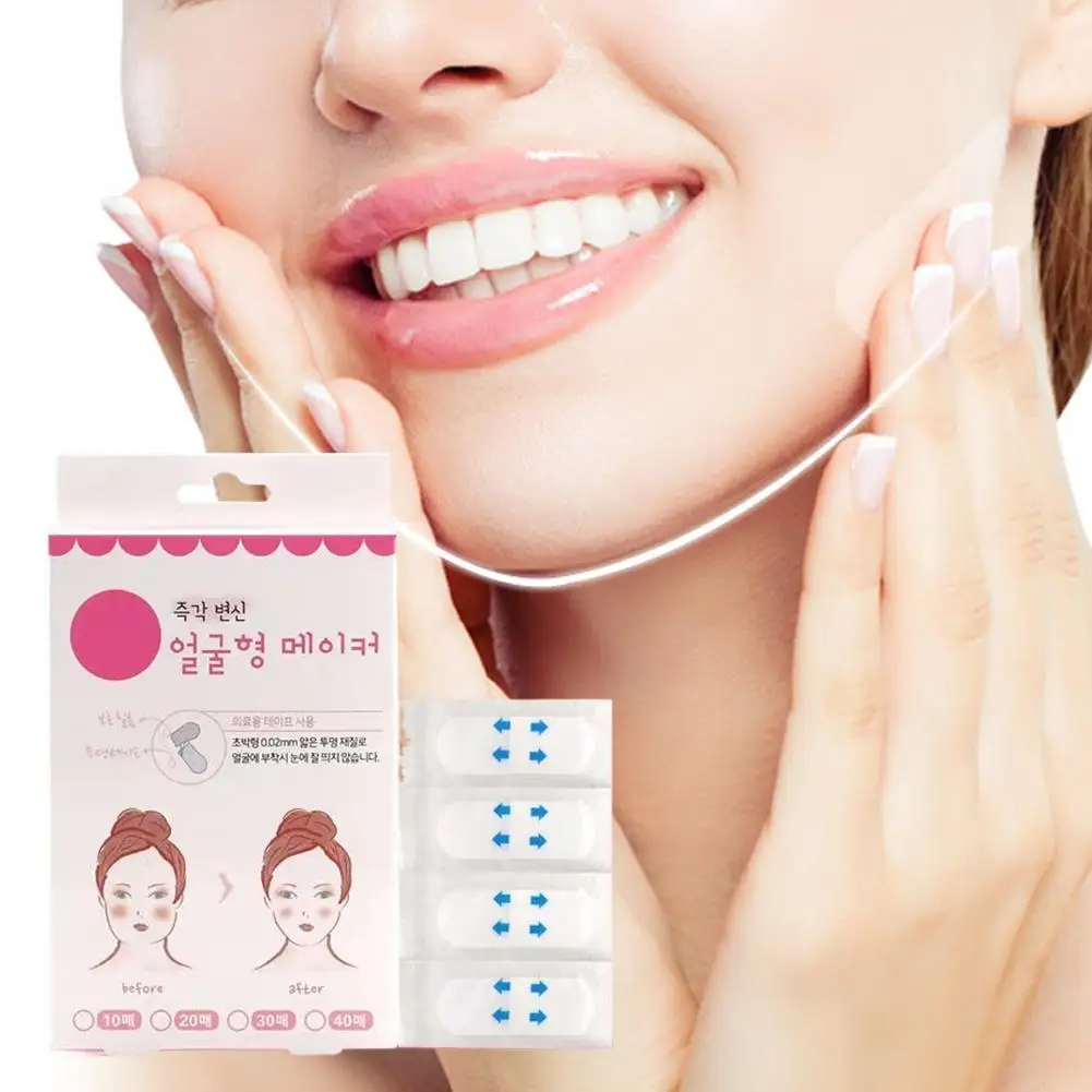 1/2bags Invisible Seamless Firming Transparent Patch Face Lifting Shaping Sticker Women Waterproof Makeup V-face Face Care Tools