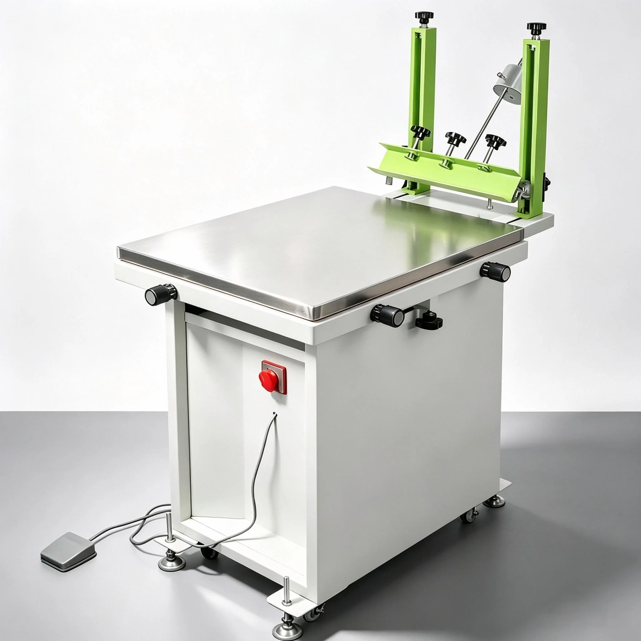 70×80cm Precision Manual Flat Screen Printing Table, Silkscreen Workbench for Poster Paper & T-Shirt Printing