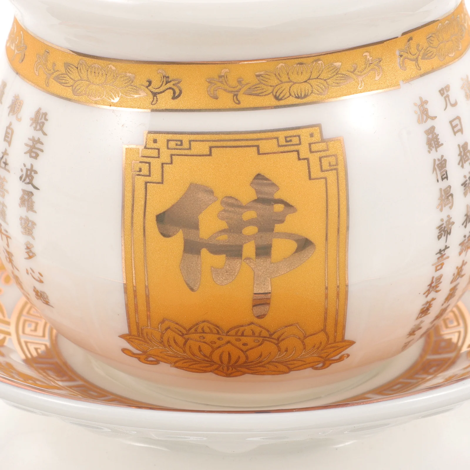 

Ceramic Water Offering Cup for Temple Lightweight Multi-Functional Storage Mug Exquisite Design Water Offering Cup