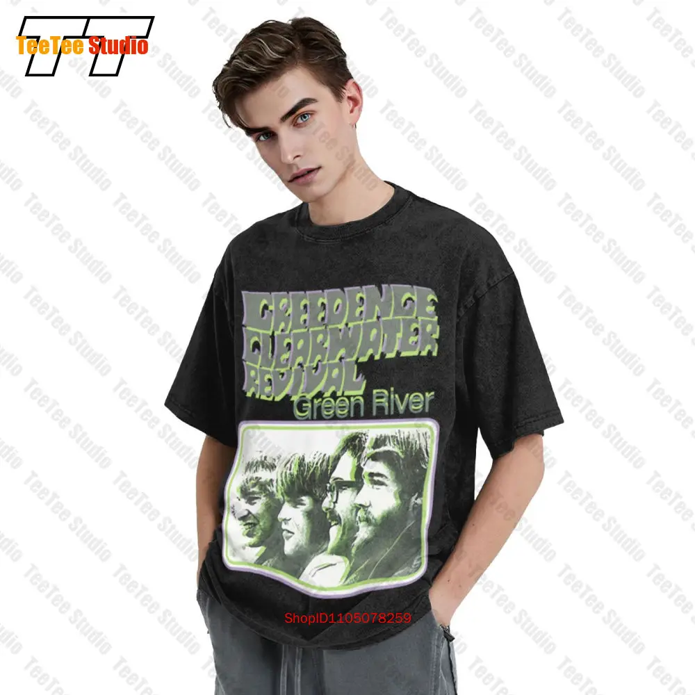 Creedence Clearwater Revival Ccr Rock Band Tour Concert Vintage Oversized T-Shirt U8AG - view 3