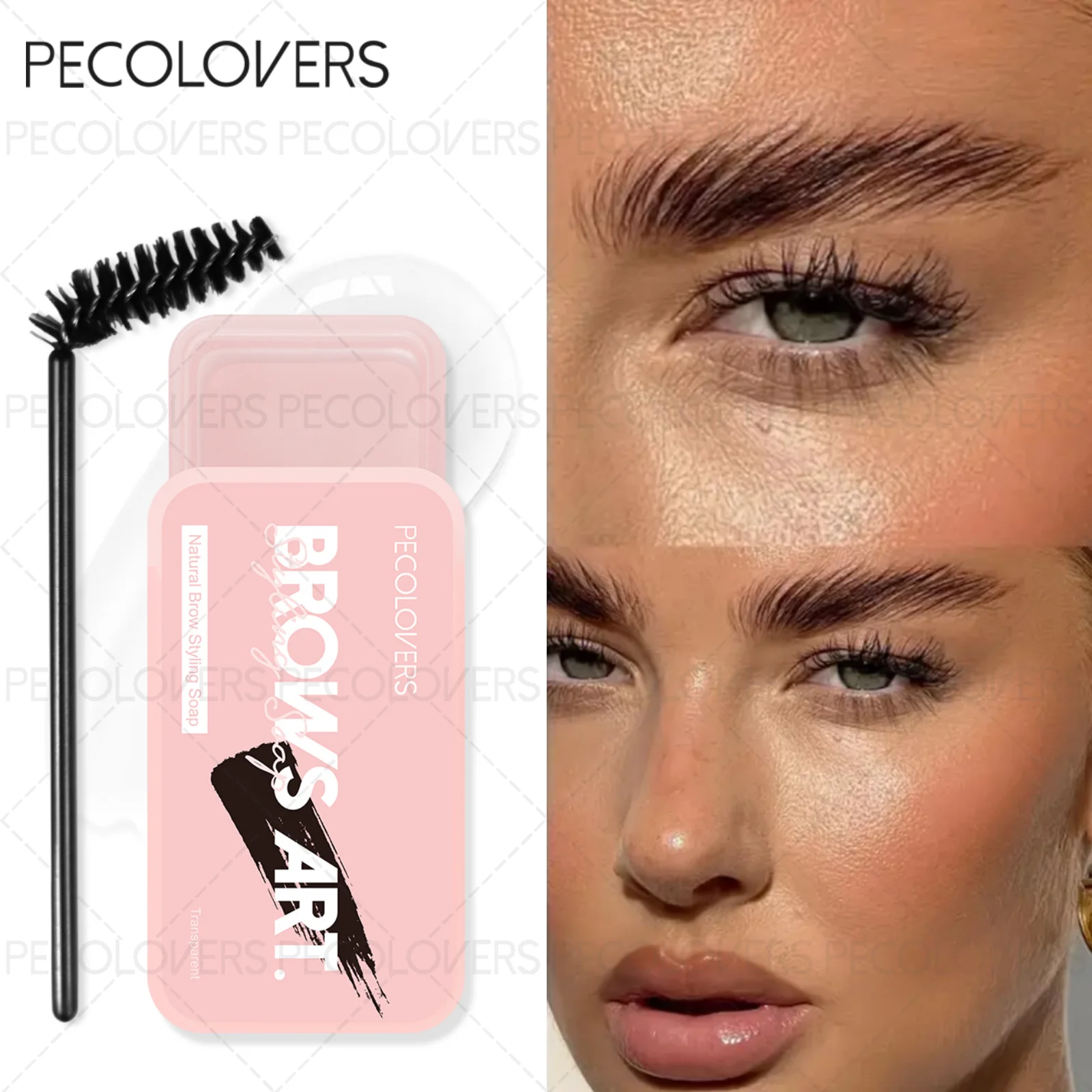 Crema per sopracciglia styling sopracciglia 1PC, trasparente, consistenza delicata, sopracciglio naturale selvaggio, setosa, impermeabile, formazione rapida della pellicola