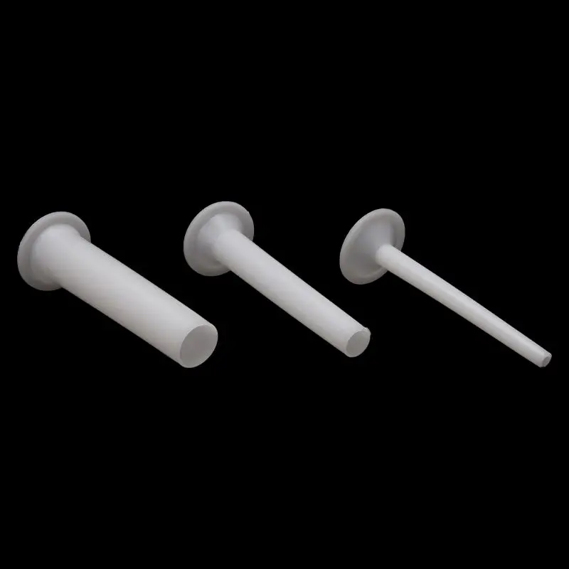 N7MD 3pcs/set Sausage Maker Funnel Filler Stuffer Filling Tubes DIY Manual for Sausages Casing