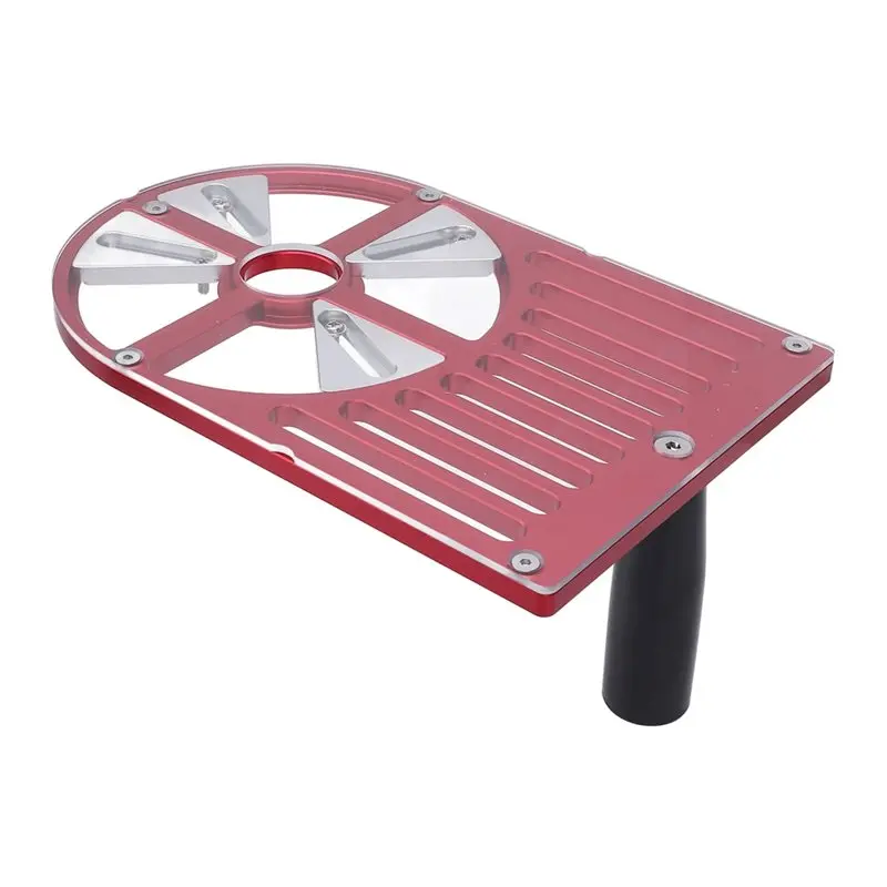 Workbench Base Router Bottom Plate Trimming Machine Base Adjustable For 65 To 132Mm Diameter Trimmer