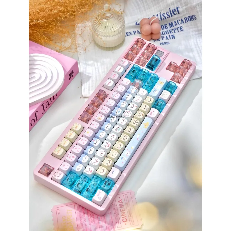 

Transparent PC Supplementary Keycaps Customization 26 Keys Cross Mechanical Keyboard Key Cap Pointing Cherry/MAO Profile Keycap