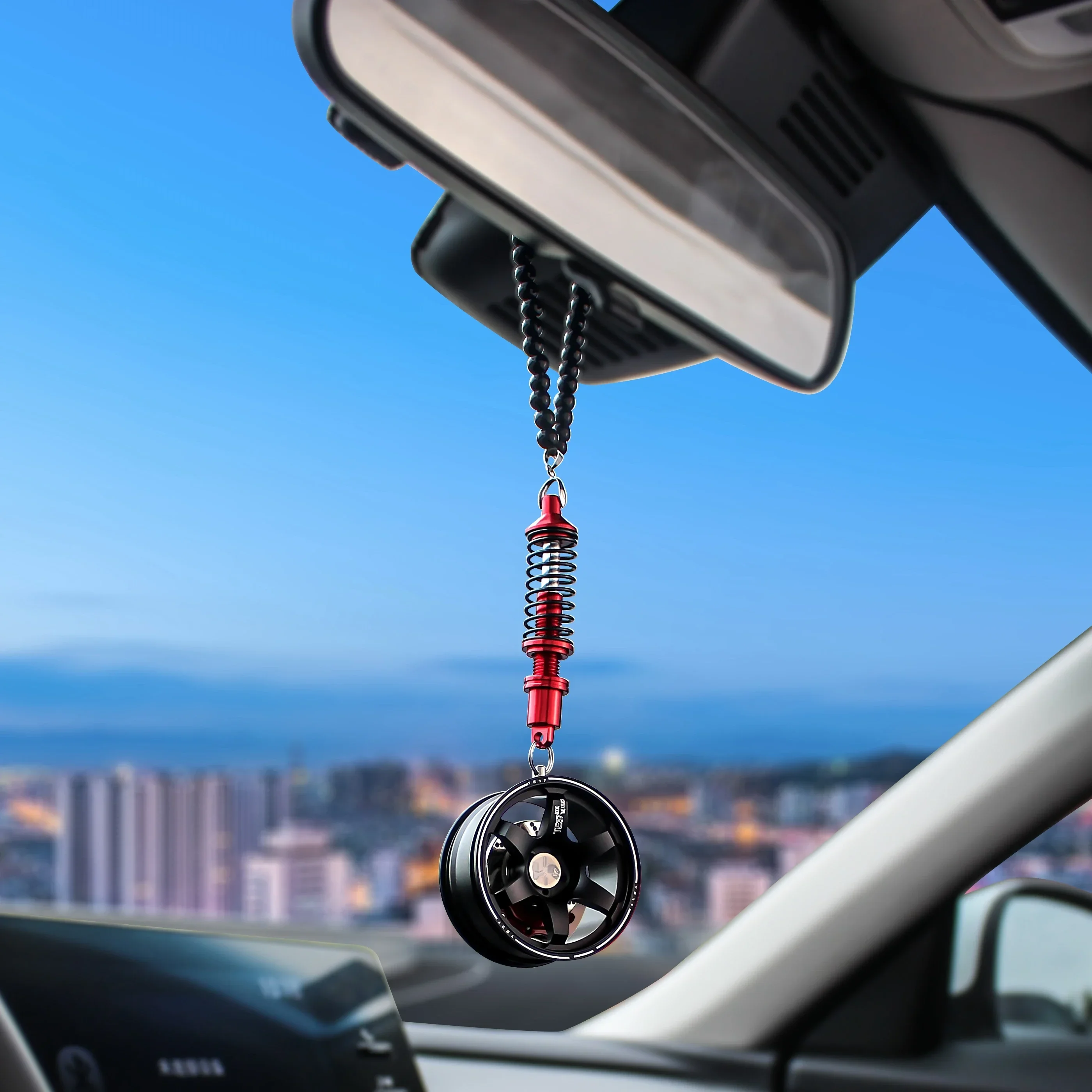 Creative Wheel Hub Brake Shock Absorber for Car Pendant Up-market Customization Car Interior Ornaments Accessories