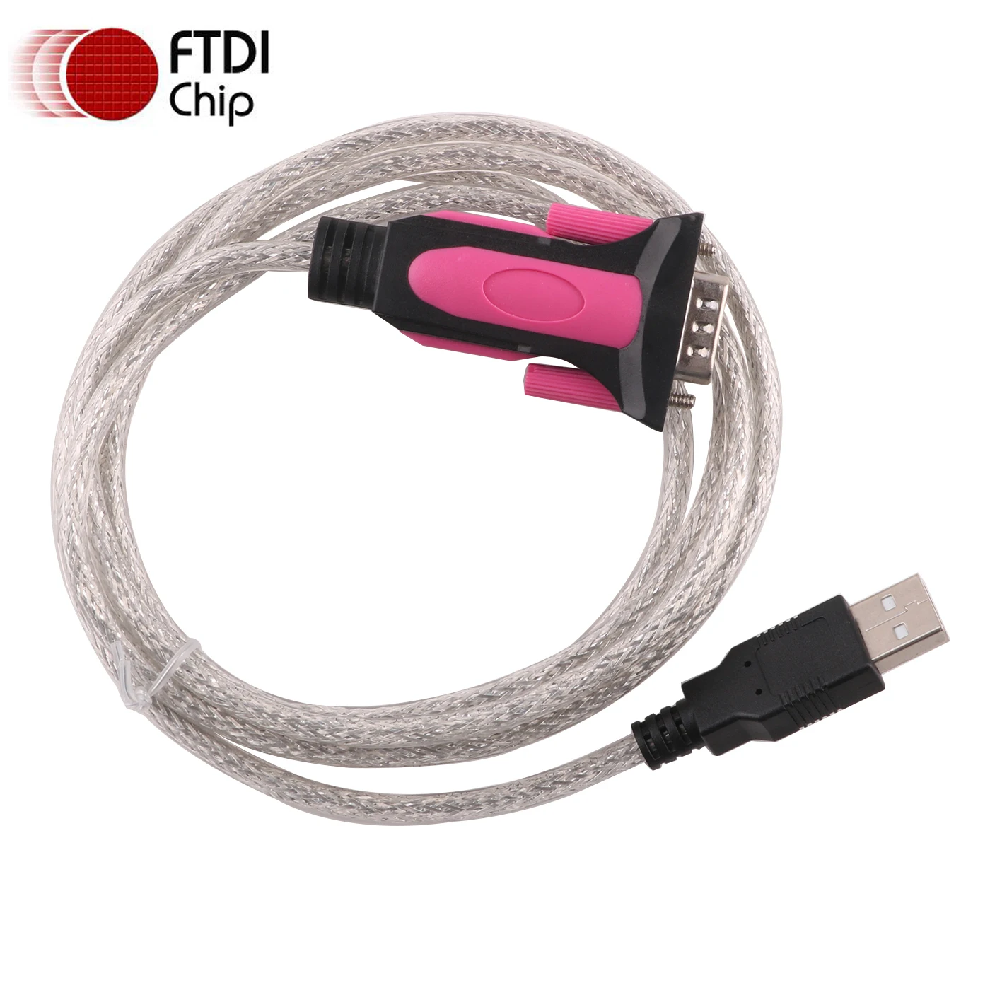 FTDI USB to DB9 9 Pin Port Male Connector RS232 Adapter Serial Programming Cable