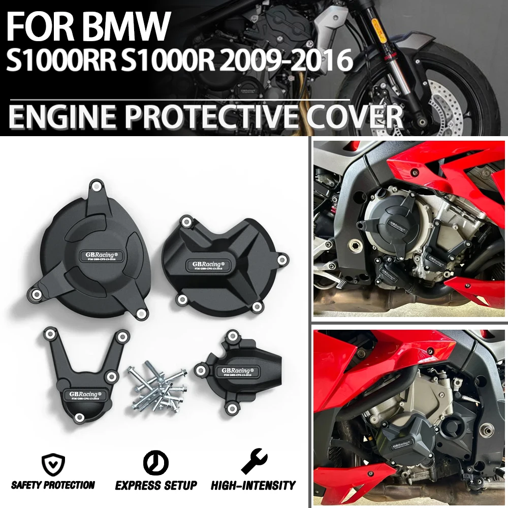 

For BMW S1000RR S1000R 2009-2016 GB Racing motorcycle modification engine hood protective cover accessories