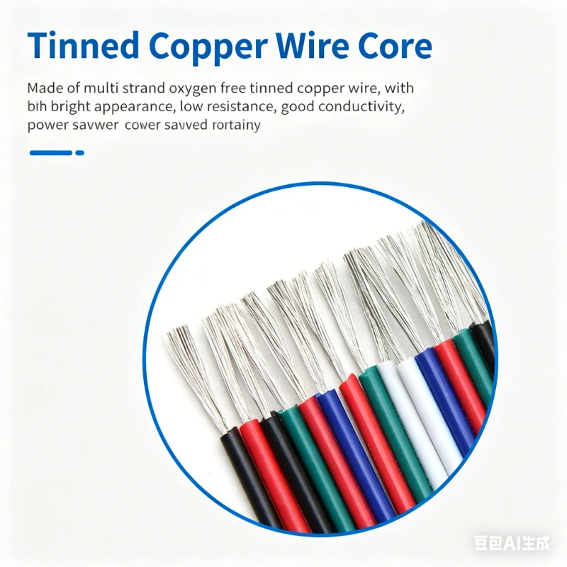 22-18AWG LED Strip Extension Wire 2-6PIN Connection Cable For WS2811 WS2812B 5050 RGB RGBW DIY Lighting Project Wiring Cord 3