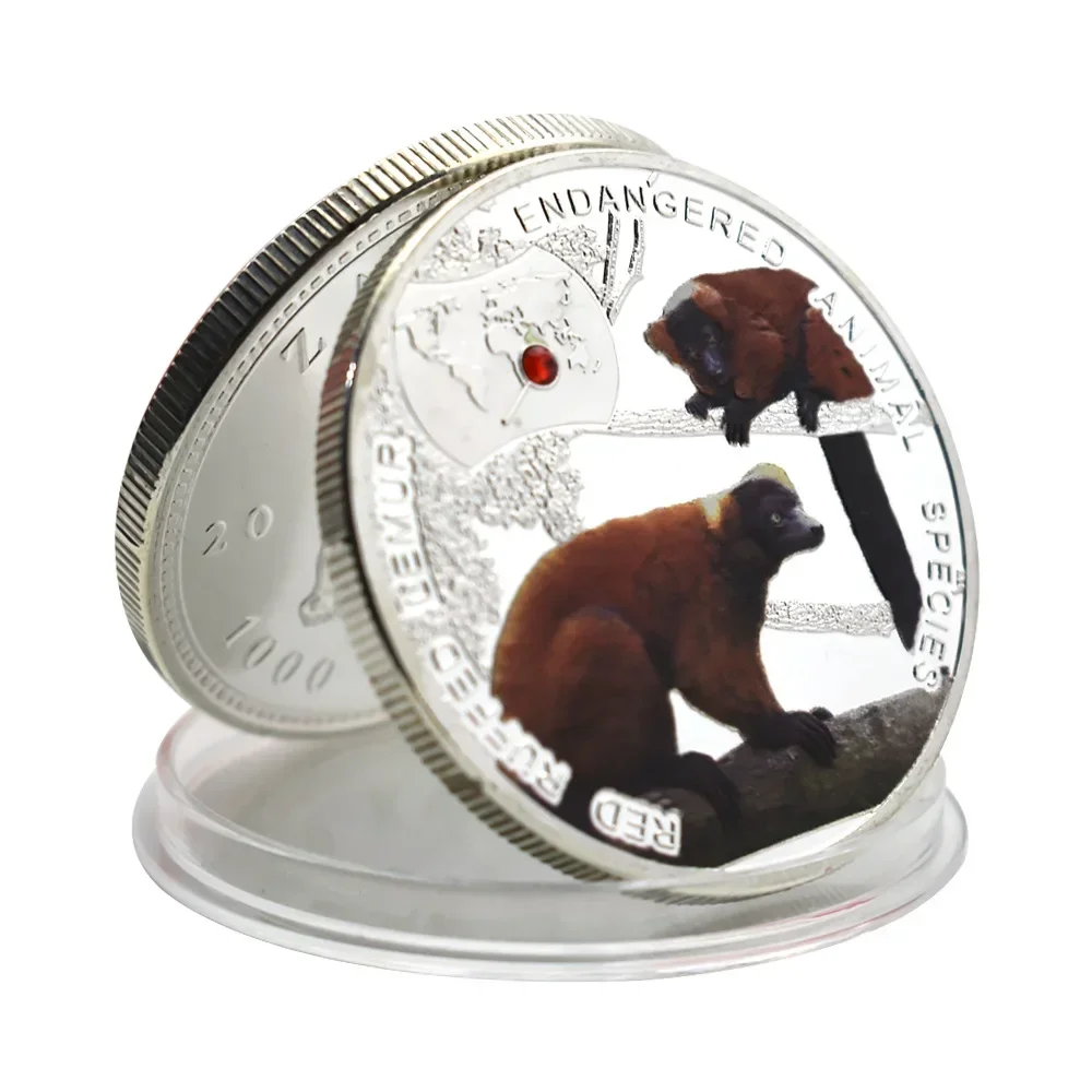 Silver coin commemorative coin for endangered and protected rare animals in the world