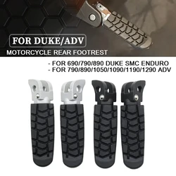 For 690 790 890 950 990 1050 1090 1190 1290 Duke R Adventure Motorcycle Pegs Rest Rear Footrests Footpegs Pedals Kit 890ADV ADV
