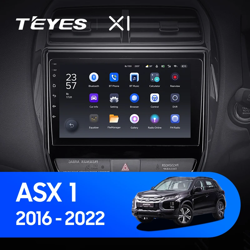 TEYES X1 For Mitsubishi ASX 1 2016 - 2022 Right hand driver Car Radio Multimedia Video Player Navigation GPS Android 10 No 2din